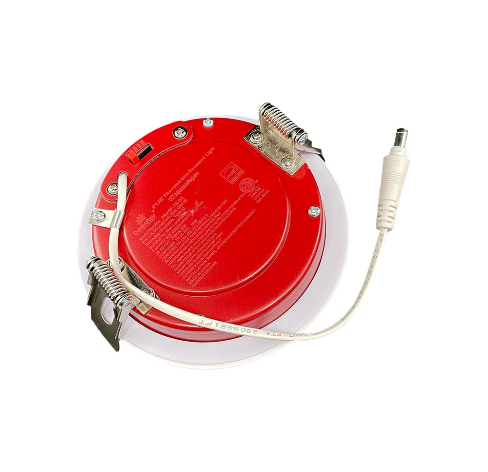 4" LED Slim Panel Round Fire Rated