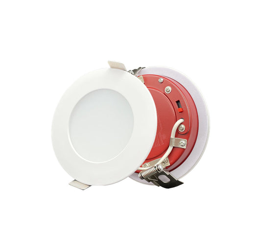 4" LED Slim Panel Round Fire Rated