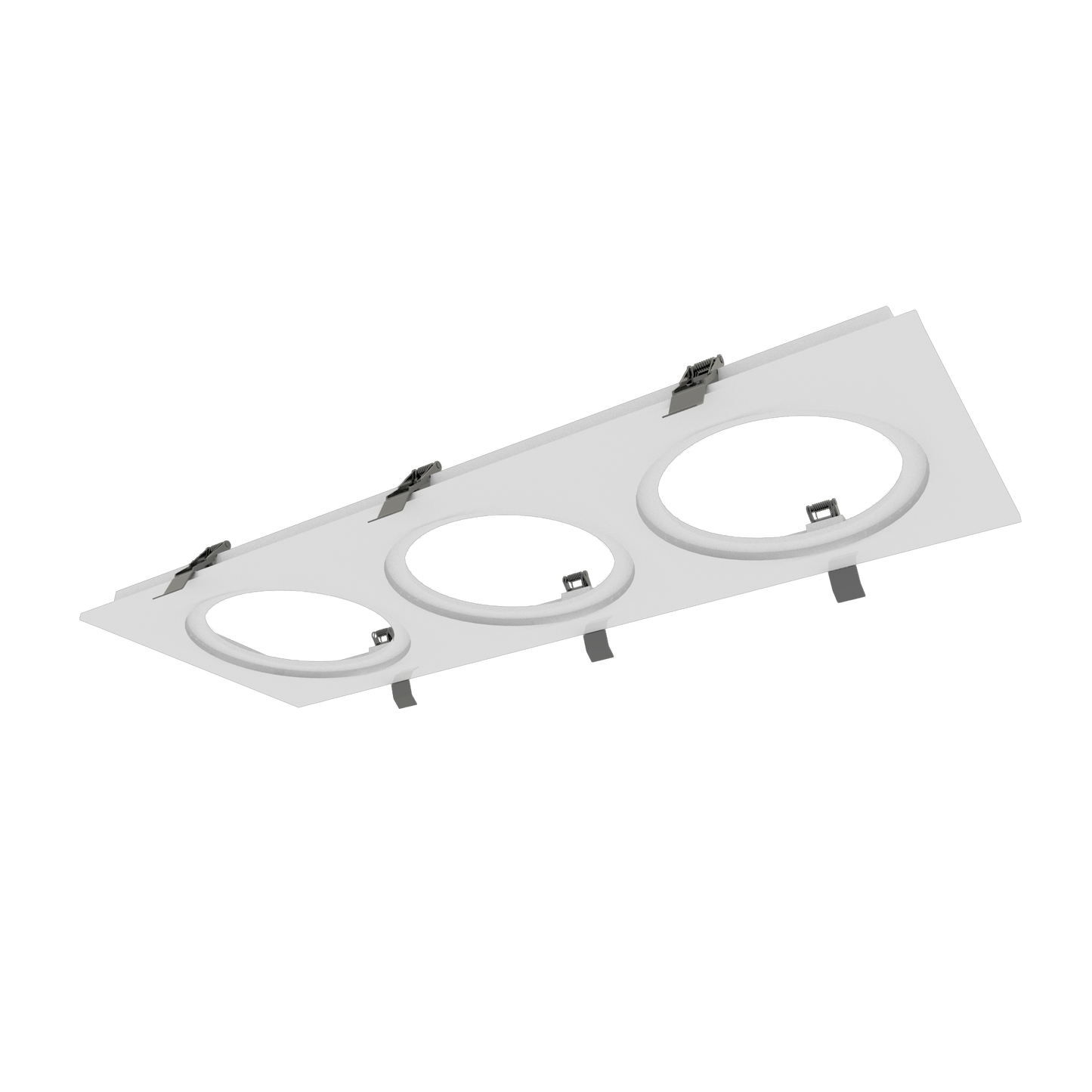 3.5" Trio-Recessed Plate