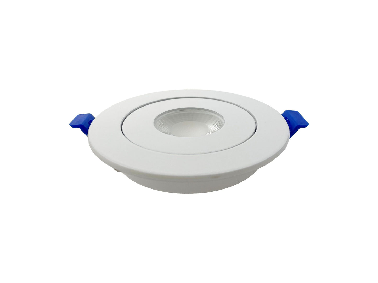 3.5" 5CCT LED Gimbal Recessed Fixture Round White/Black/Brushed Nickel