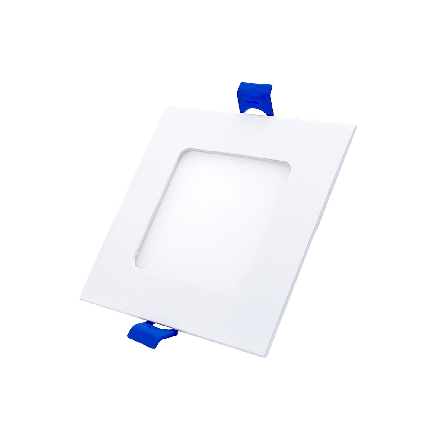 4" LED Slim Panel Square White/Black/Brushed Nickel