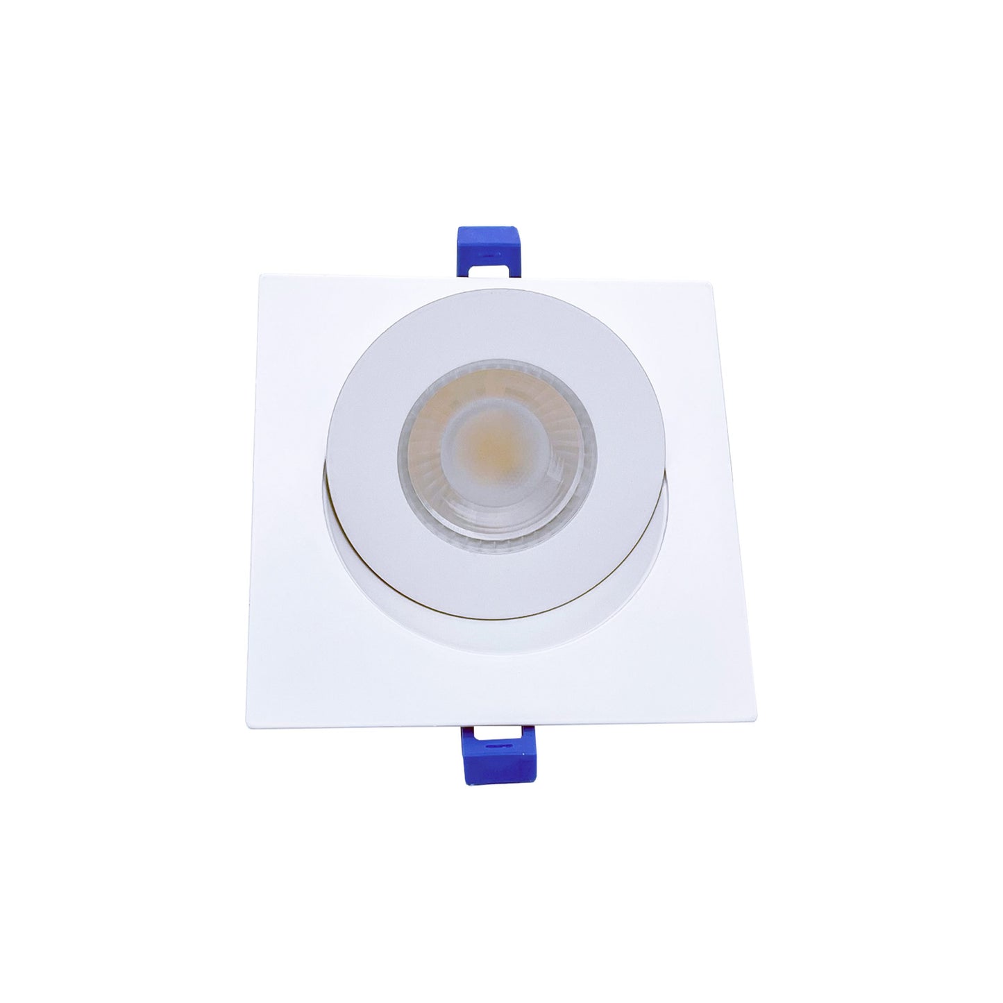 4" 5CCT LED Recessed Lighting Gimbal Square White/Black/Brushed Nickel