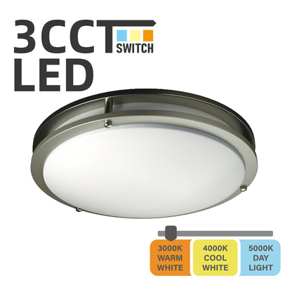 Flush Mount 3CCT Switchable