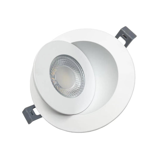 DawnRay 4" LED Slim Gimbal Round White